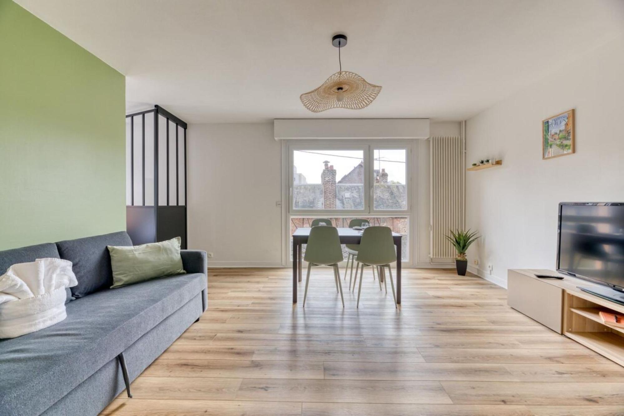 Appartement Marine Votre F2 Moderne A Rouen Extérieur photo
